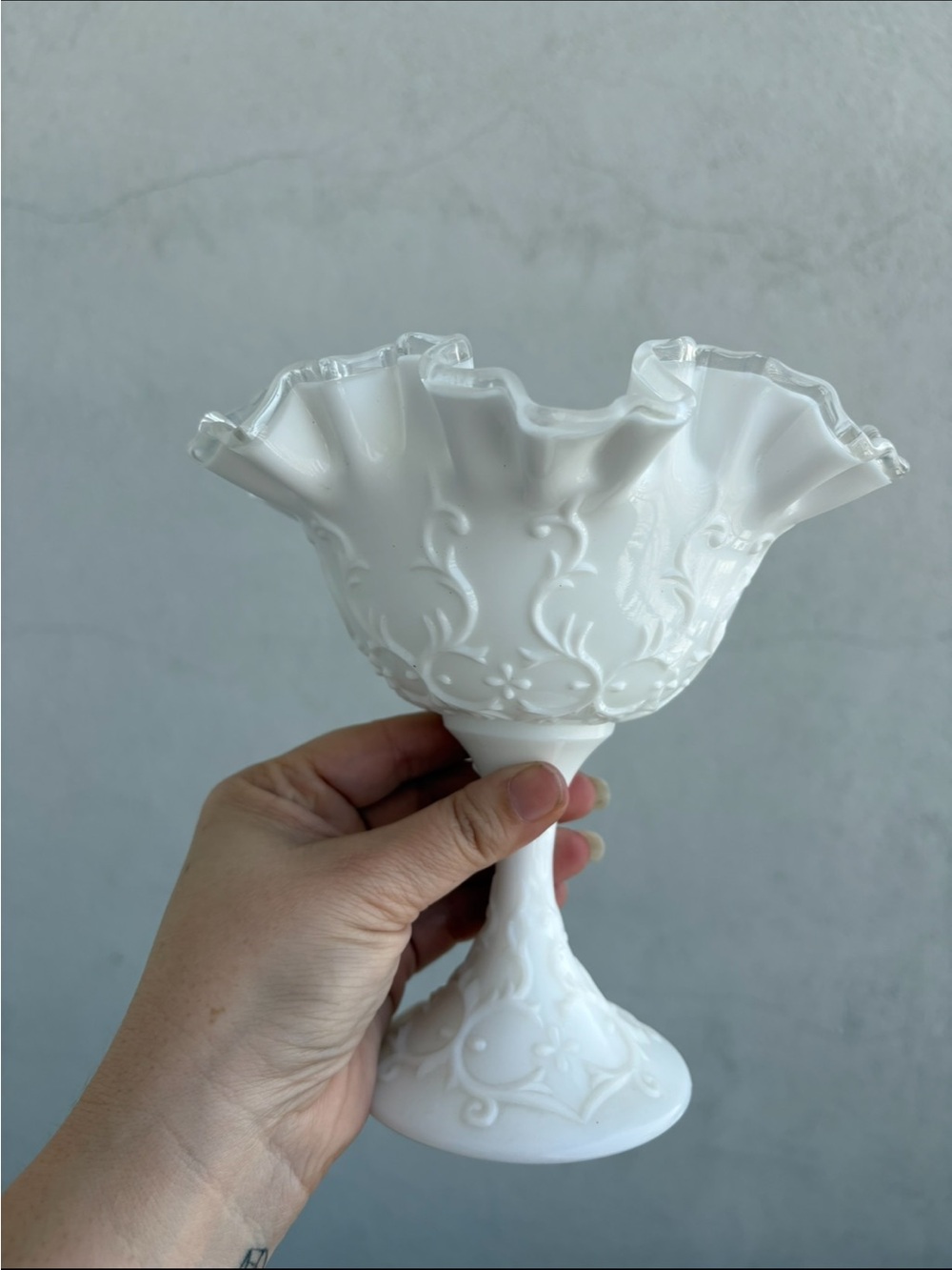 Vintage Fenton Compote